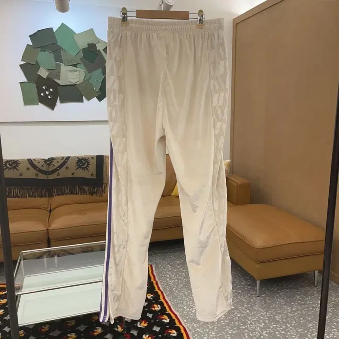 널디 사이드로고 벨벳 트레이닝 바지 L C06466 상품이미지4