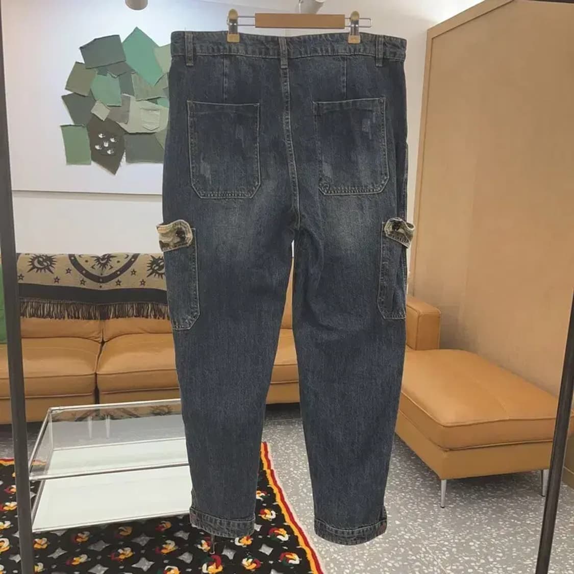 빈티지 카모 포인트 카고 데님 팬츠 36 C06468 상품이미지4