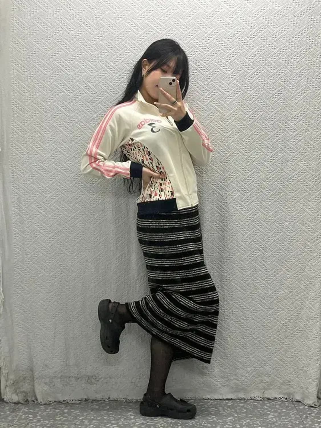 아디다스 대장급 흰핑 Y2K 트랙탑 져지 집업 95 C06448 상품이미지2