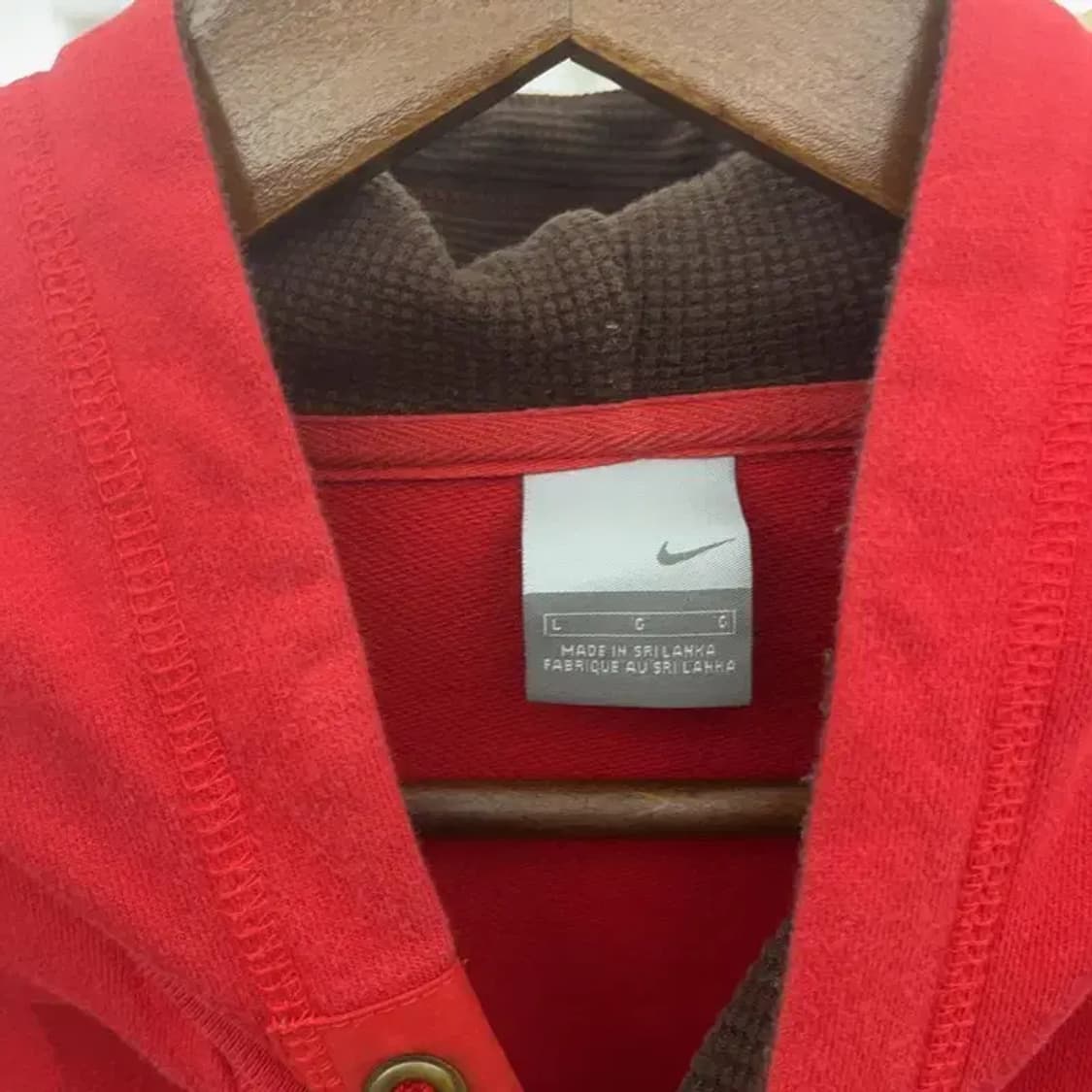 나이키 올드스쿨 레드 프린팅 후드티 100 C06462 상품이미지5