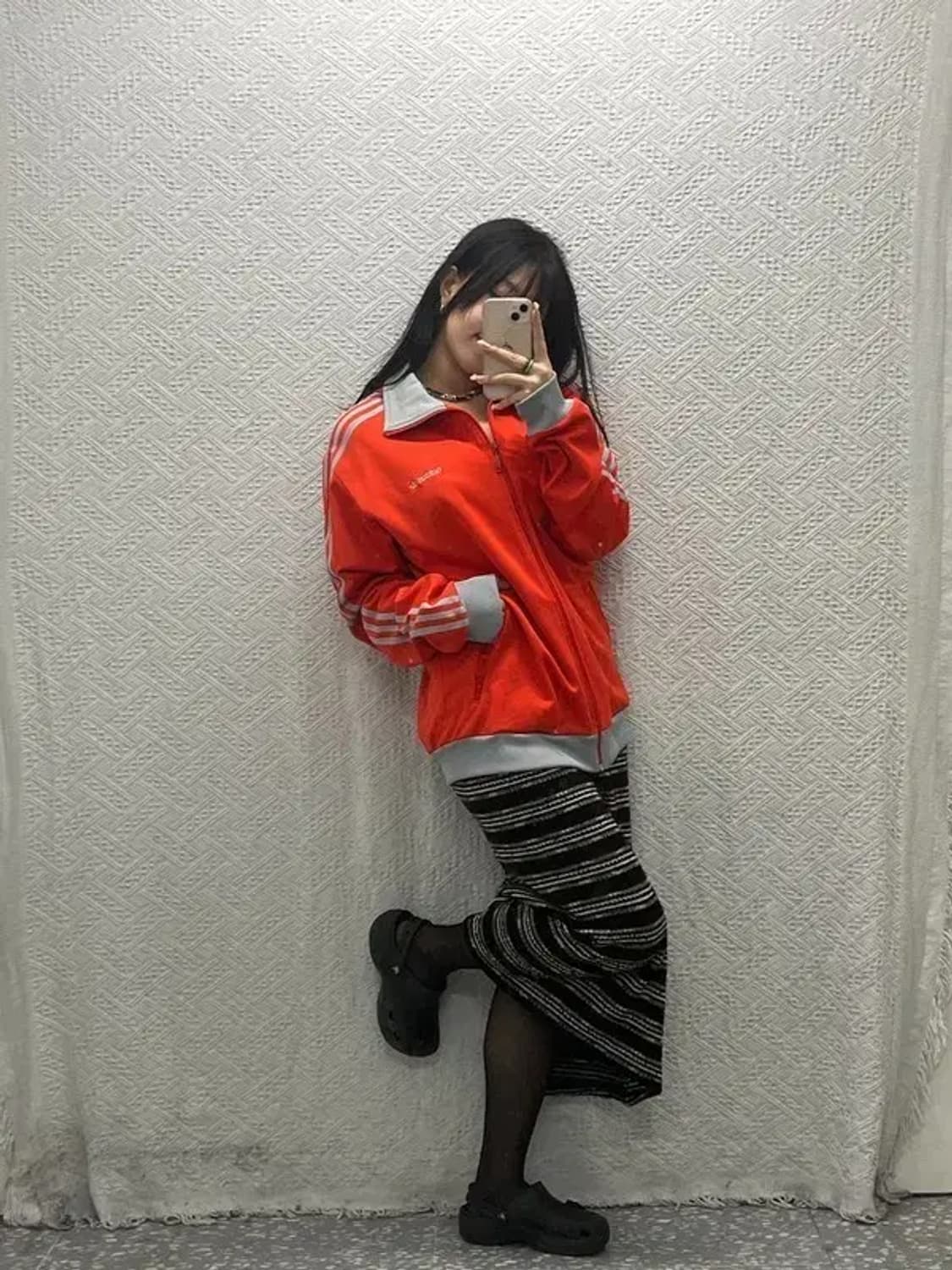 아디다스 희귀 베켄바우어 스칼렛 그레이 트랙탑 져지 110 C06446 상품이미지1