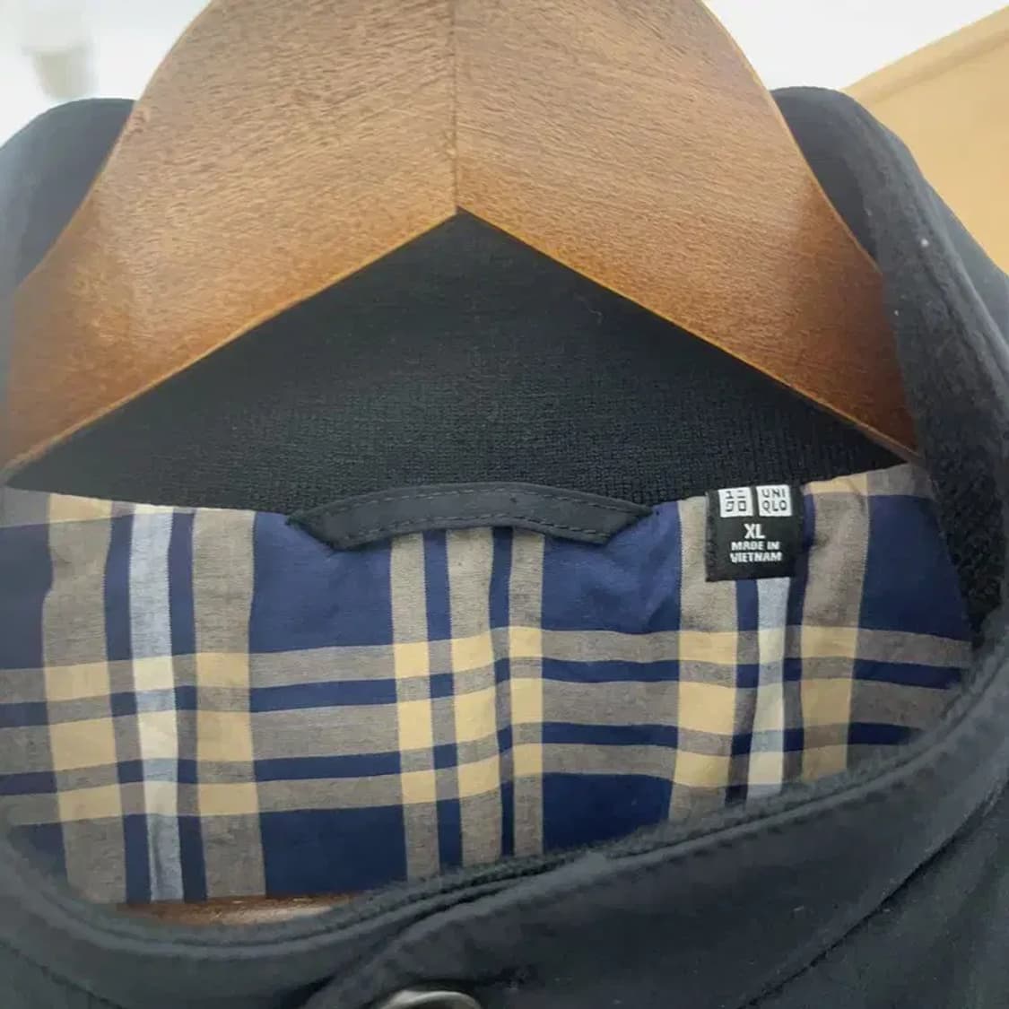 유니클로 캐주얼 안감 배색 블루종 자켓 XL C06458 상품이미지5