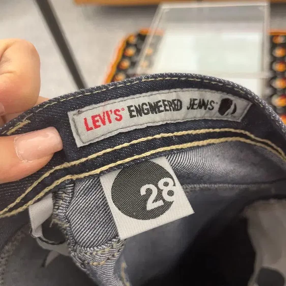 리바이스 엔지니어드진 데님 팬츠 28인치 C06471 상품이미지6