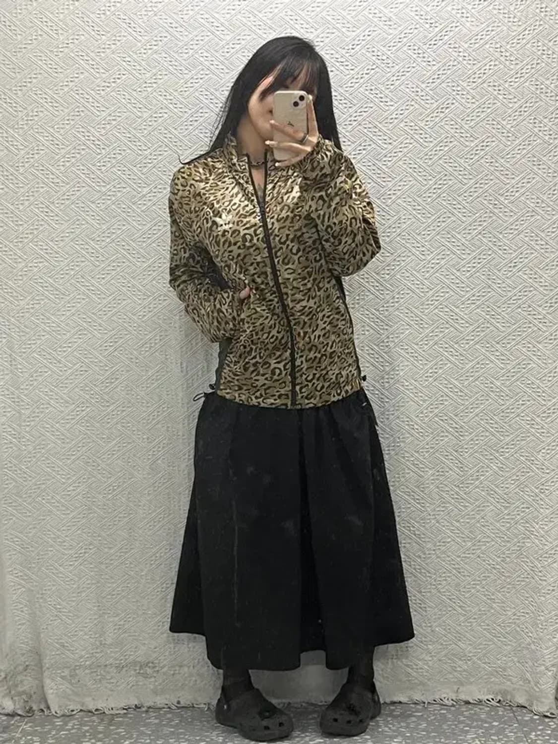 아디다스 레오파드 호피 리버시블 바람막이 집업 95 C06459 상품이미지1