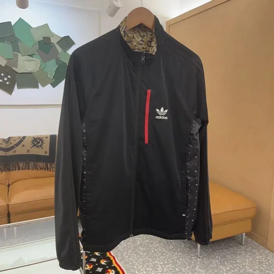 아디다스 레오파드 호피 리버시블 바람막이 집업 95 C06459 상품이미지5