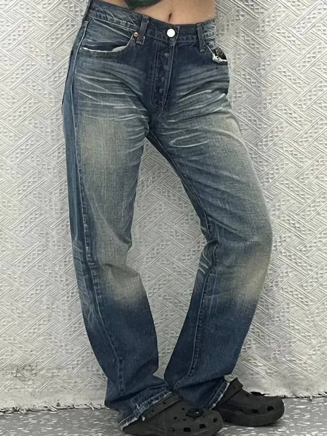 리바이스 501 올드스쿨 빈티지 데님 워싱 팬츠 28인치 C06472 상품이미지1