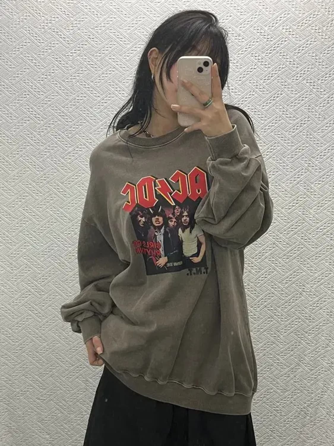 에이씨디씨 아카이브 메탈 락시크 프린팅 오버핏 맨투맨 XL C06517 상품이미지1