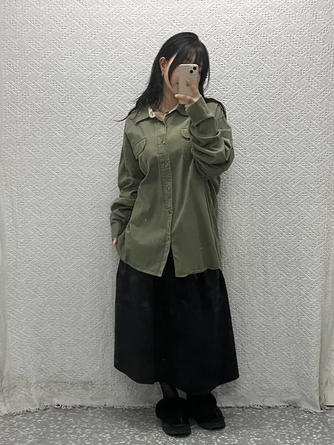 랭글런 사파리 올리브 카키 포켓 워크 셔츠 2XL C06518 상품이미지2