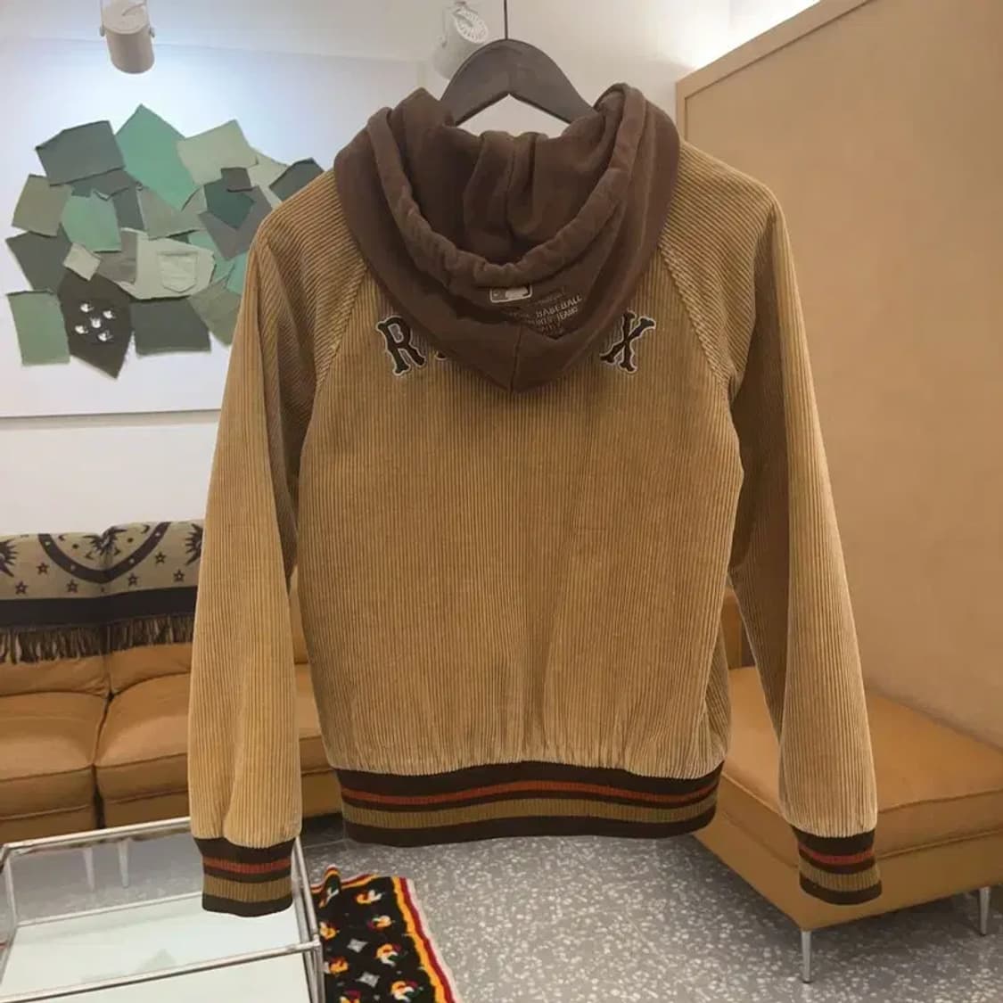 MLB 보스턴 레드삭스 코듀로이 골덴 집업 자켓 90 C06523 상품이미지4