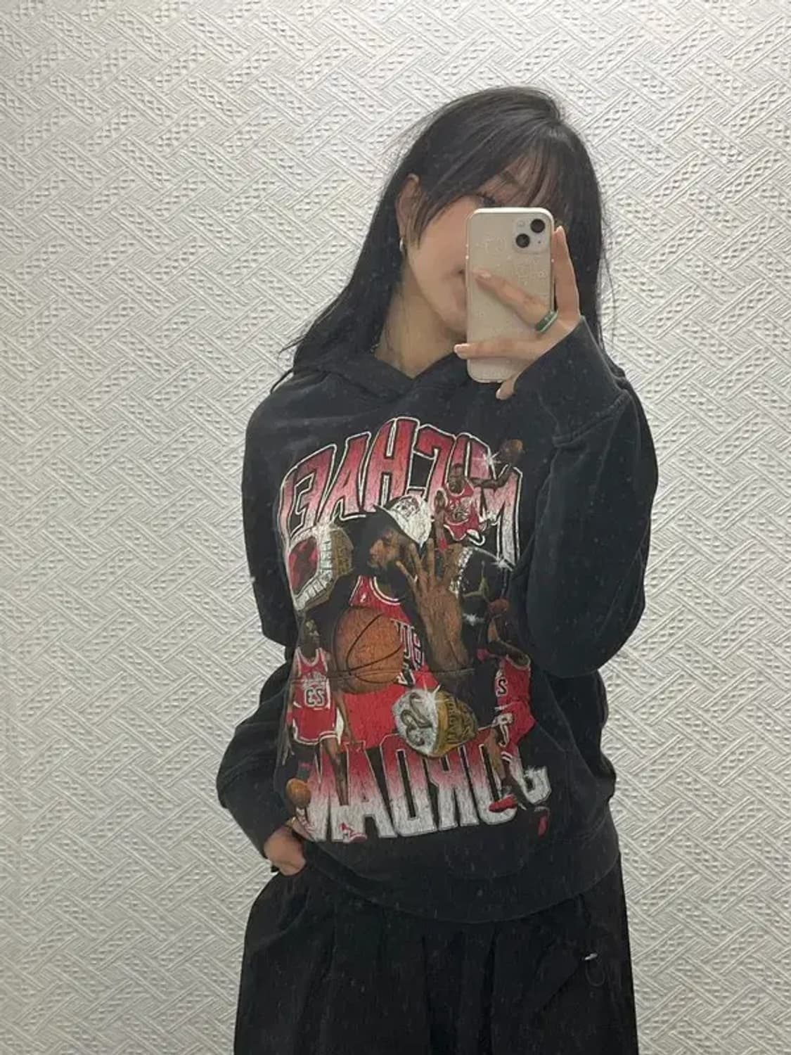 나이키 조던 플라이트 플리스 빅프린팅 후드티 S C06529 상품이미지1