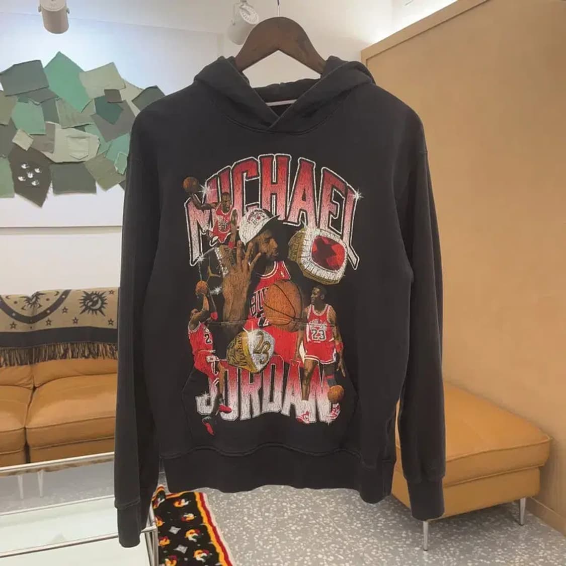 나이키 조던 플라이트 플리스 빅프린팅 후드티 S C06529 상품이미지3