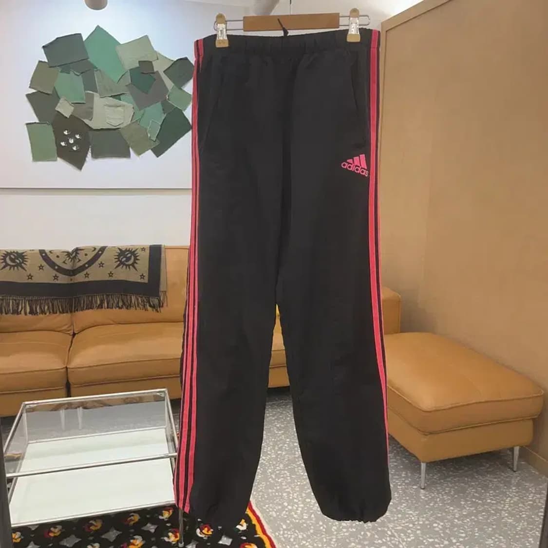 아디다스 00's 빈티지 Y2K 블랙핑크 트랙팬츠 90 C06542 상품이미지3