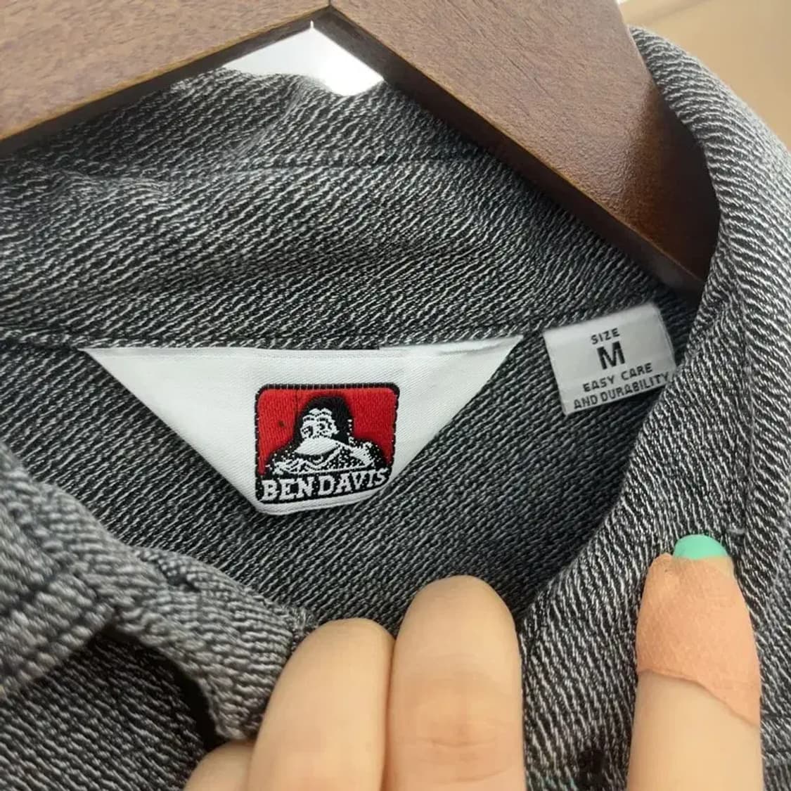 벤 데이비스 테크웨어 투포켓 아노락 반집업 워크셔츠 M C06534 상품이미지5