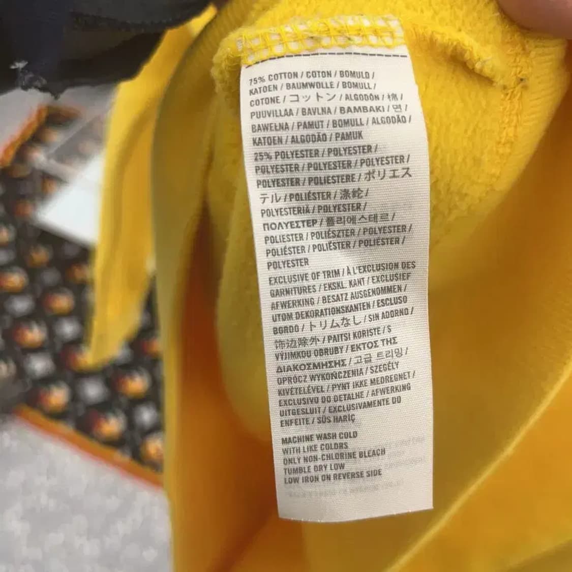 홀리스터 올드스쿨 빈티지 Y2K 머스타드 후드티 M C06537 상품이미지6