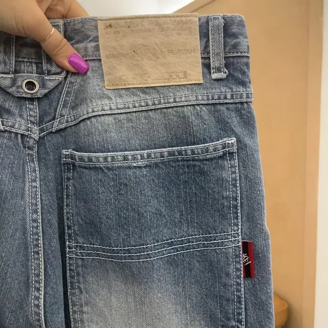 마자플라바 올드스쿨 워크웨어 카고 데님팬츠 30인치 C06541 상품이미지6