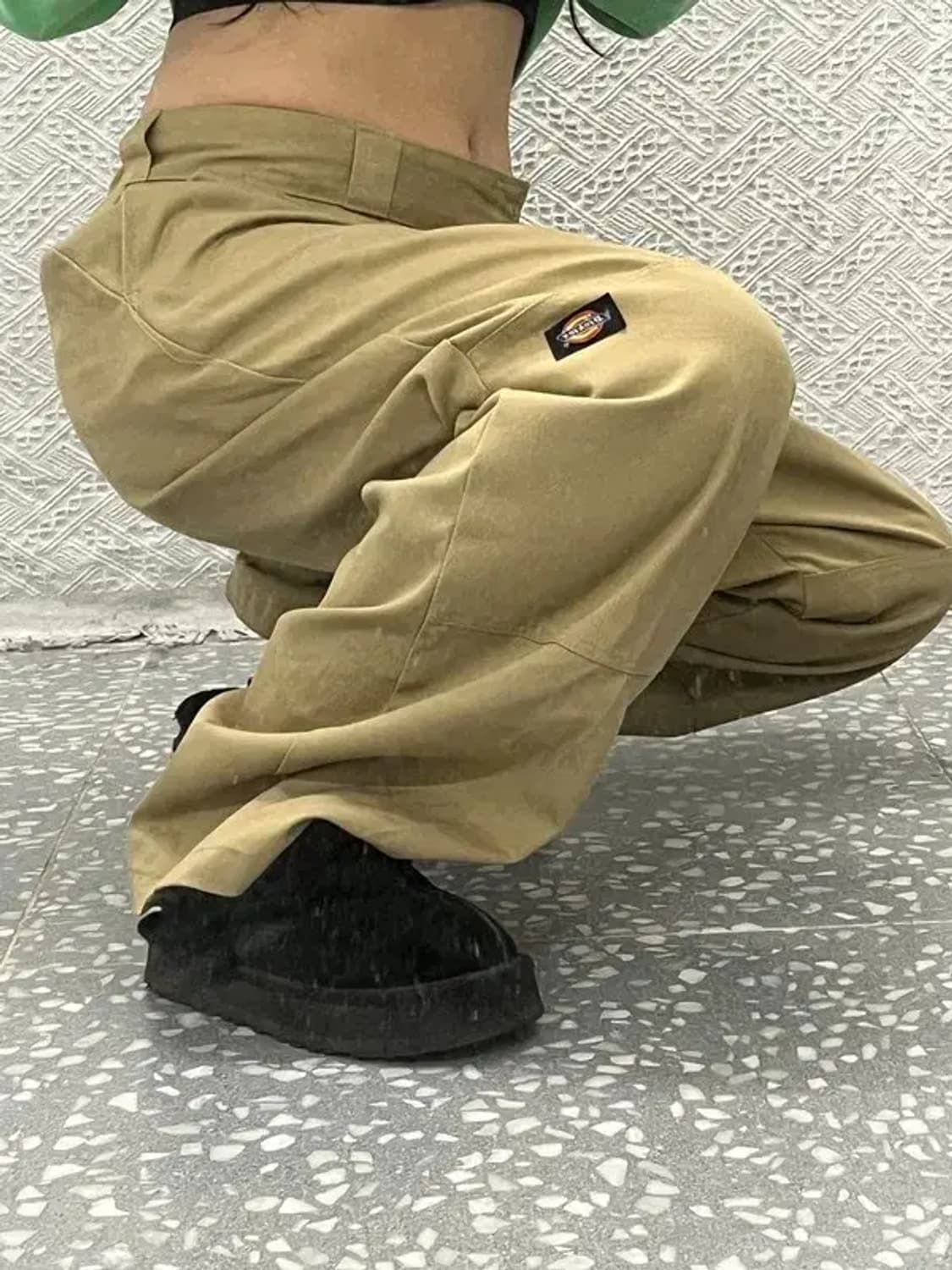 디키즈 더블니 루즈핏 와이드 사이드 포켓 워크 팬츠 42인치 C06545 상품이미지1