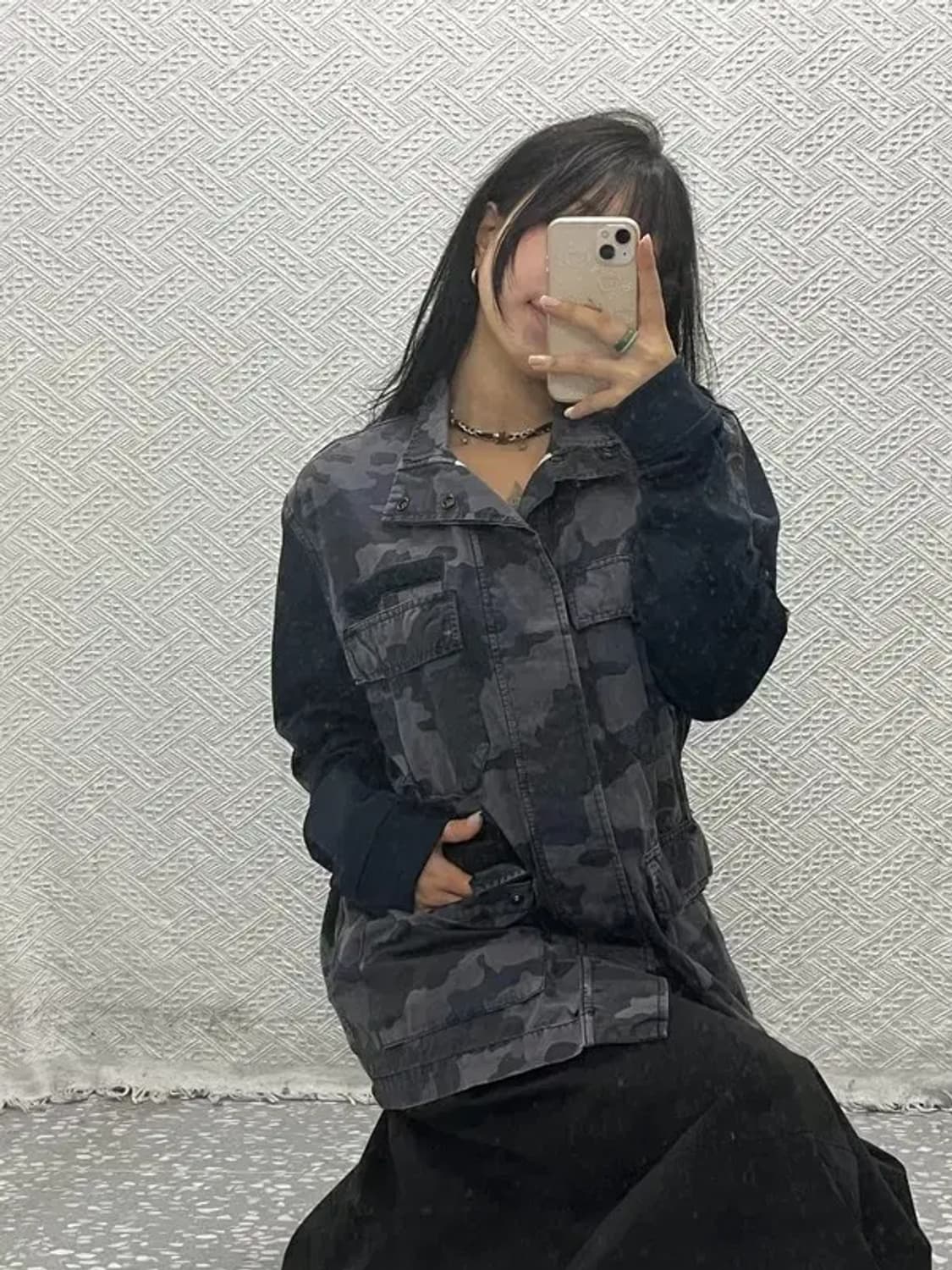 나이키 고프코어 밀리터리 카모패턴 워크 자켓 XL C06527 상품이미지2