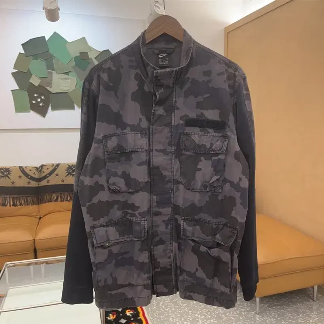 나이키 고프코어 밀리터리 카모패턴 워크 자켓 XL C06527 상품이미지3