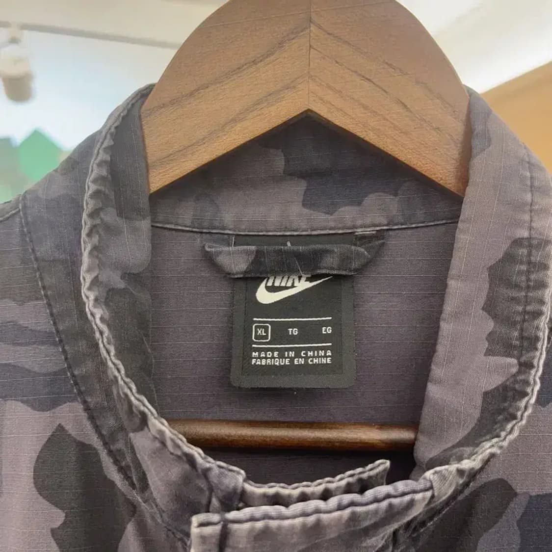 나이키 고프코어 밀리터리 카모패턴 워크 자켓 XL C06527 상품이미지5