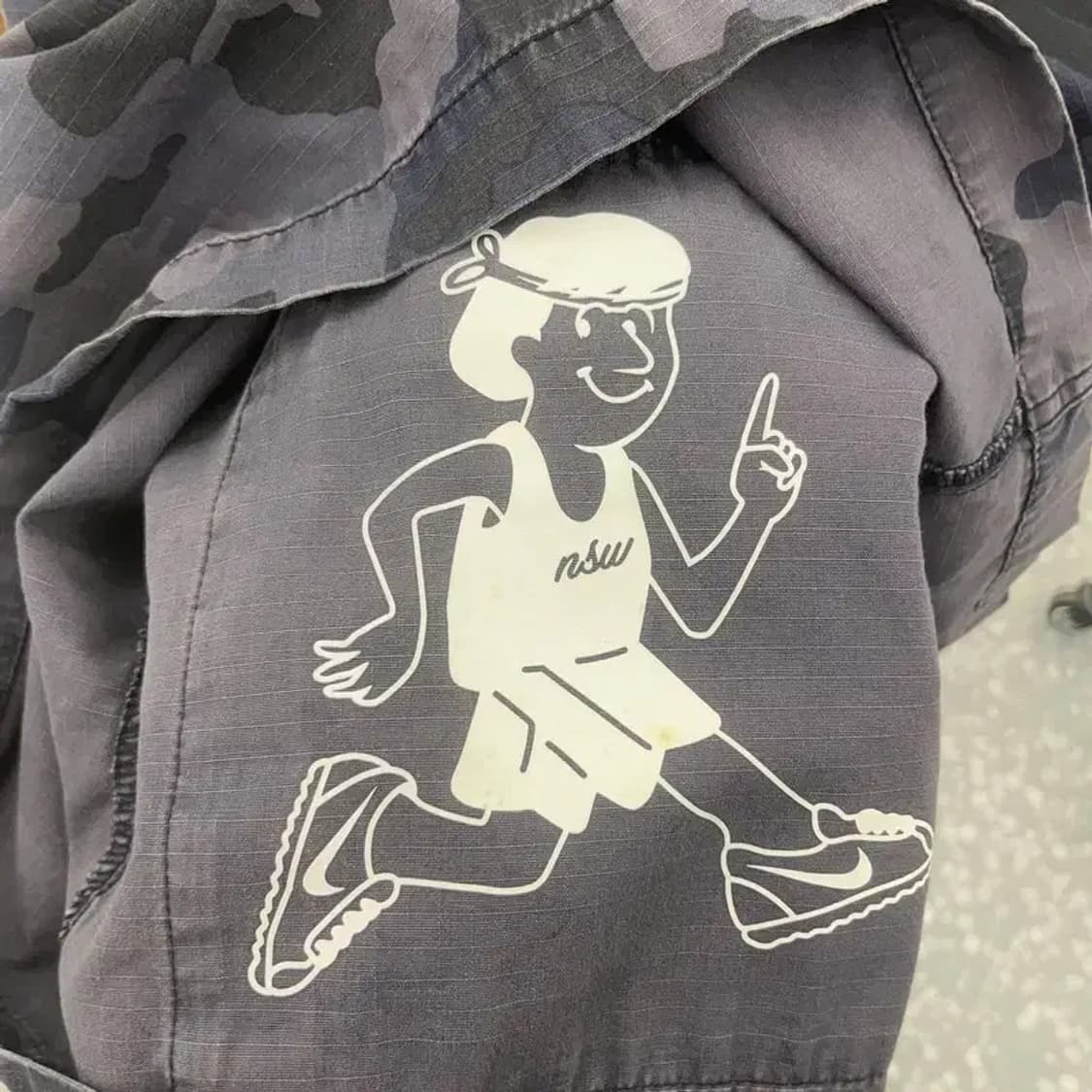 나이키 고프코어 밀리터리 카모패턴 워크 자켓 XL C06527 상품이미지8