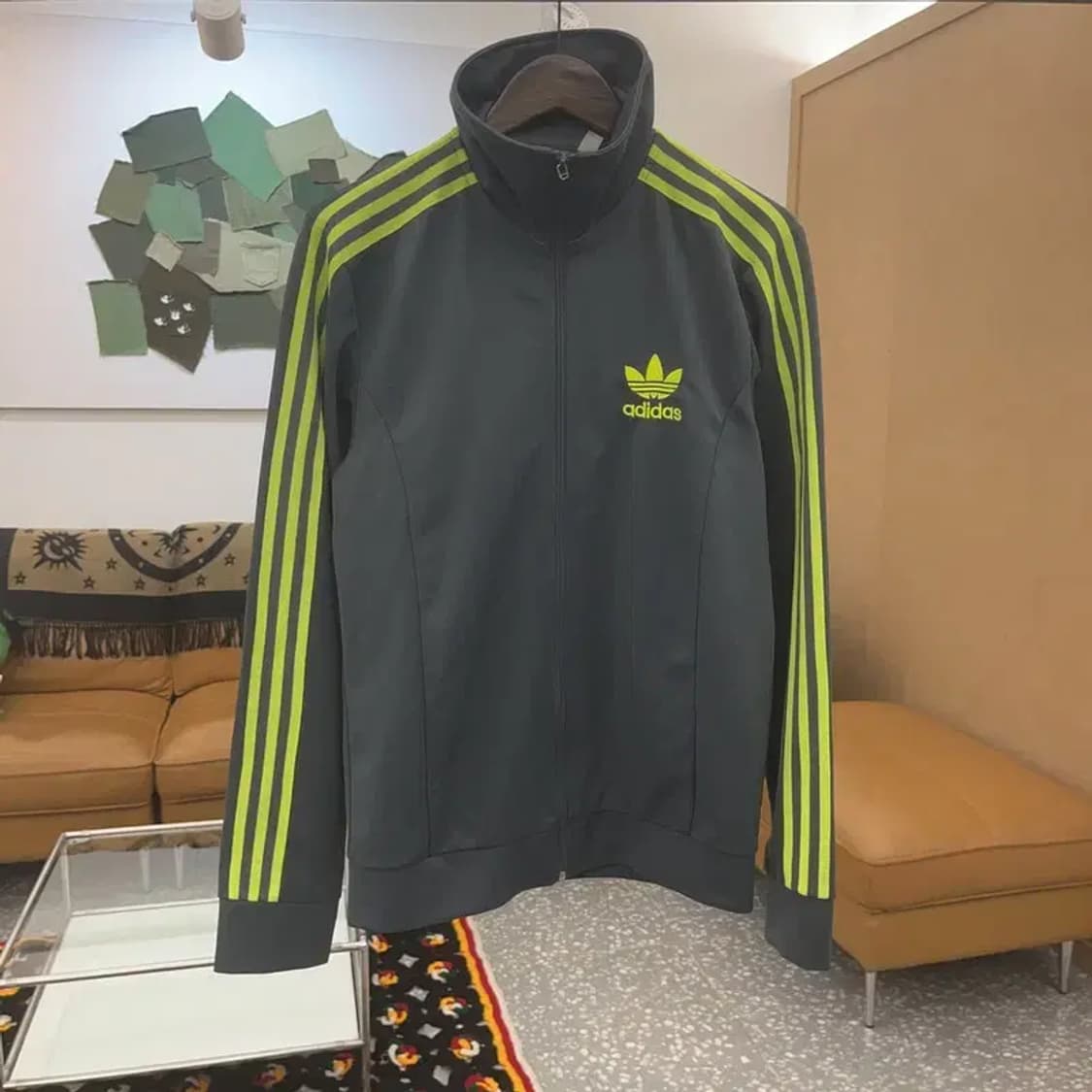 아디다스 유로파 네온라인 트랙탑 져지 집업 105 C06522 상품이미지3