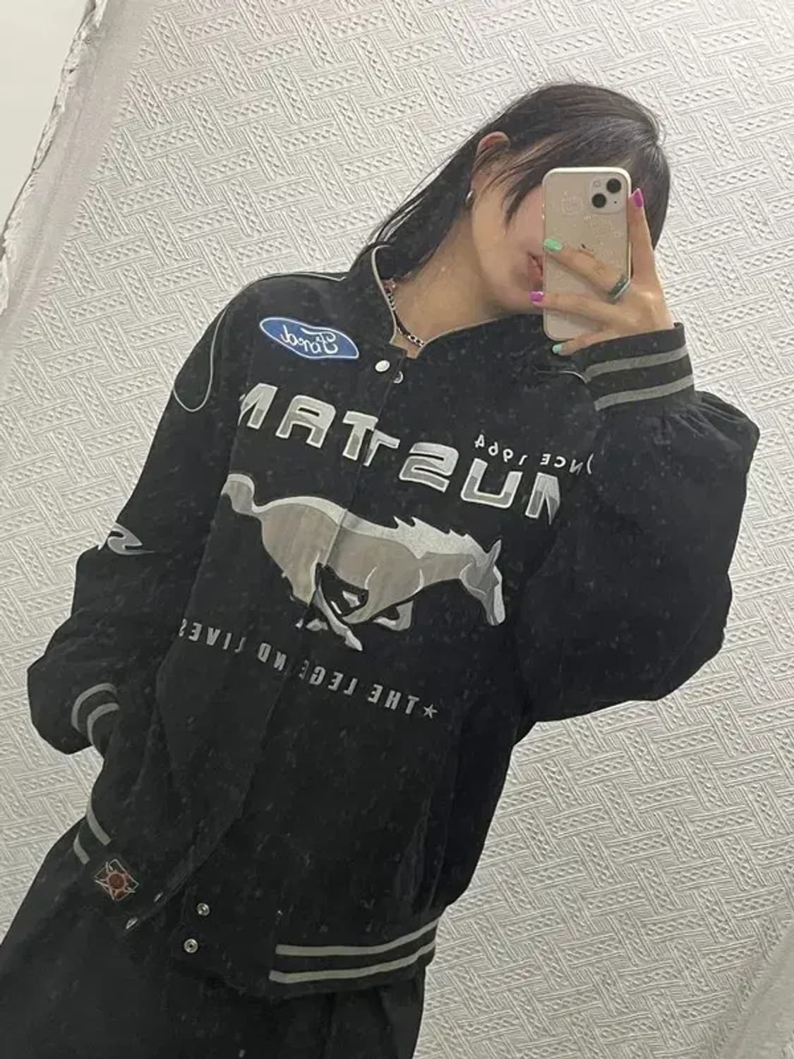 JH 디자인 제프해밀턴 머스탱 빅사이즈 레이싱 자켓 120 C06553 상품이미지1