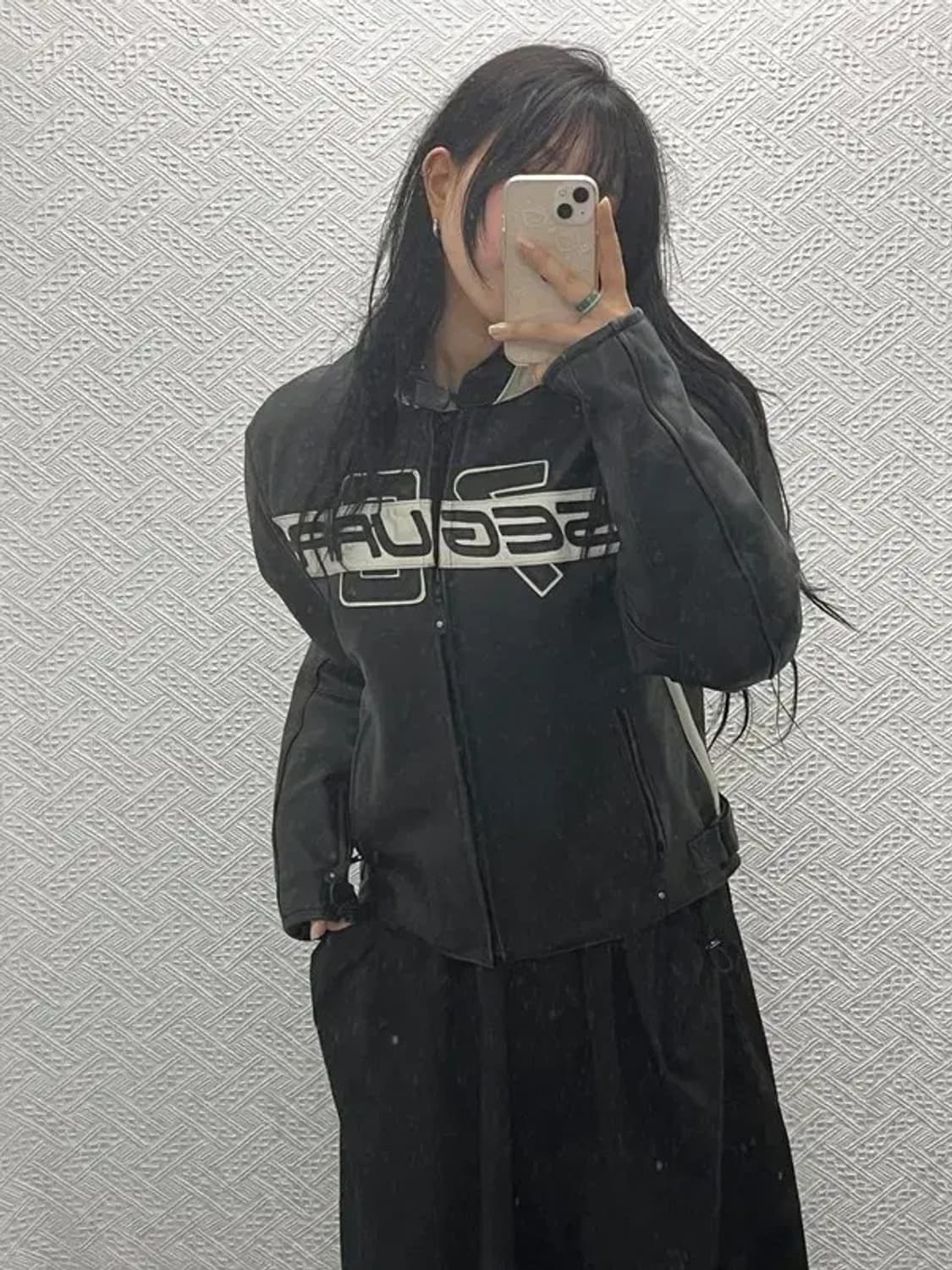 SEGURA 올드스쿨 모터사이클 소가죽 바이커 자켓 2XL C06526 상품이미지1