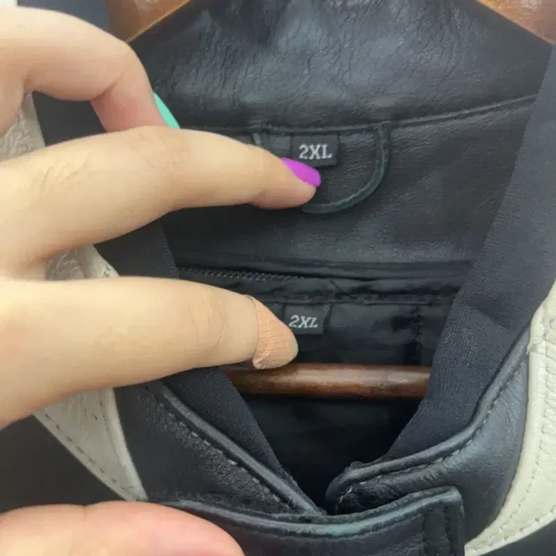 SEGURA 올드스쿨 모터사이클 소가죽 바이커 자켓 2XL C06526 상품이미지5