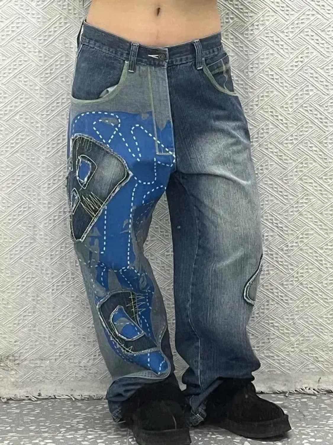 RAW BLUE 빈티지 올드스쿨 스티치 데님 팬츠 32인치 C06539 상품이미지1