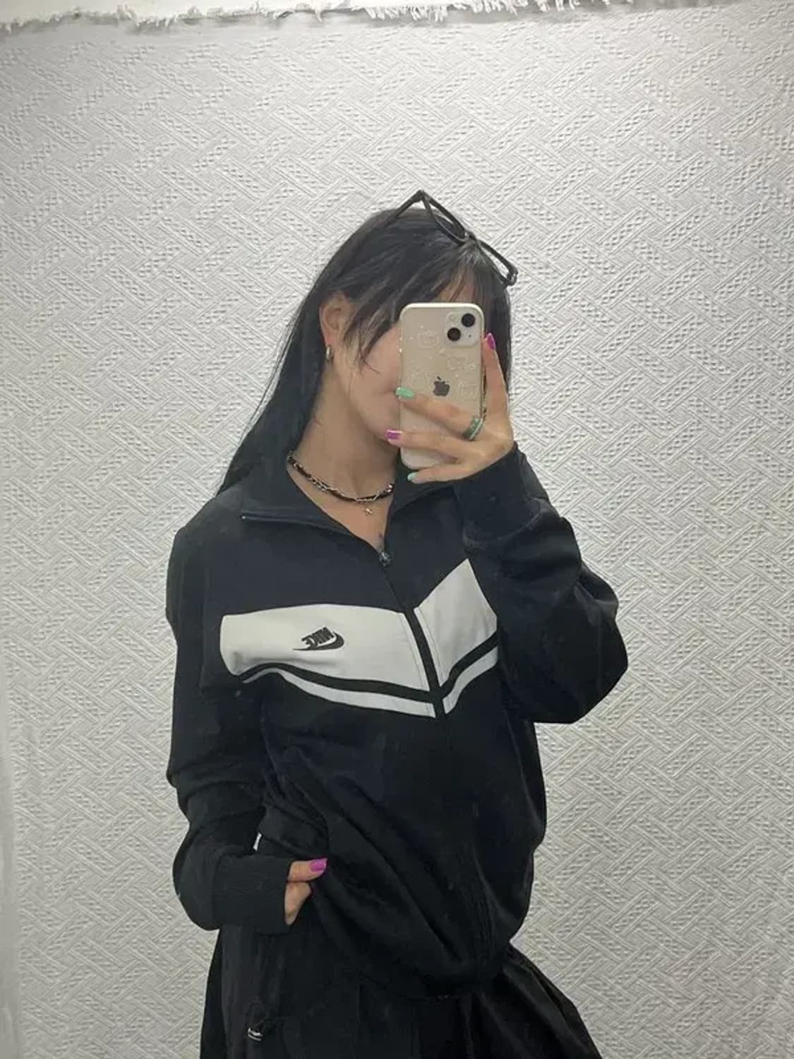 나이키 00's 빈티지 컬러 블럭 트랙탑 집업 L C06558 상품이미지1