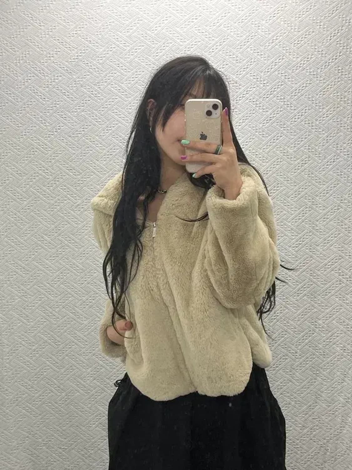 자라 모리걸 빈티지 오버핏 퍼 자켓 S C06559 상품이미지2