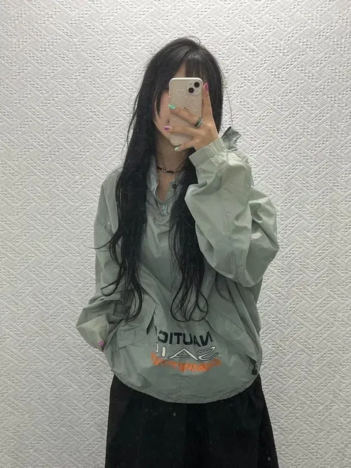 노티카 올드스쿨 빈티지 립스탑 바람막이 아노락 L C06560 상품이미지1