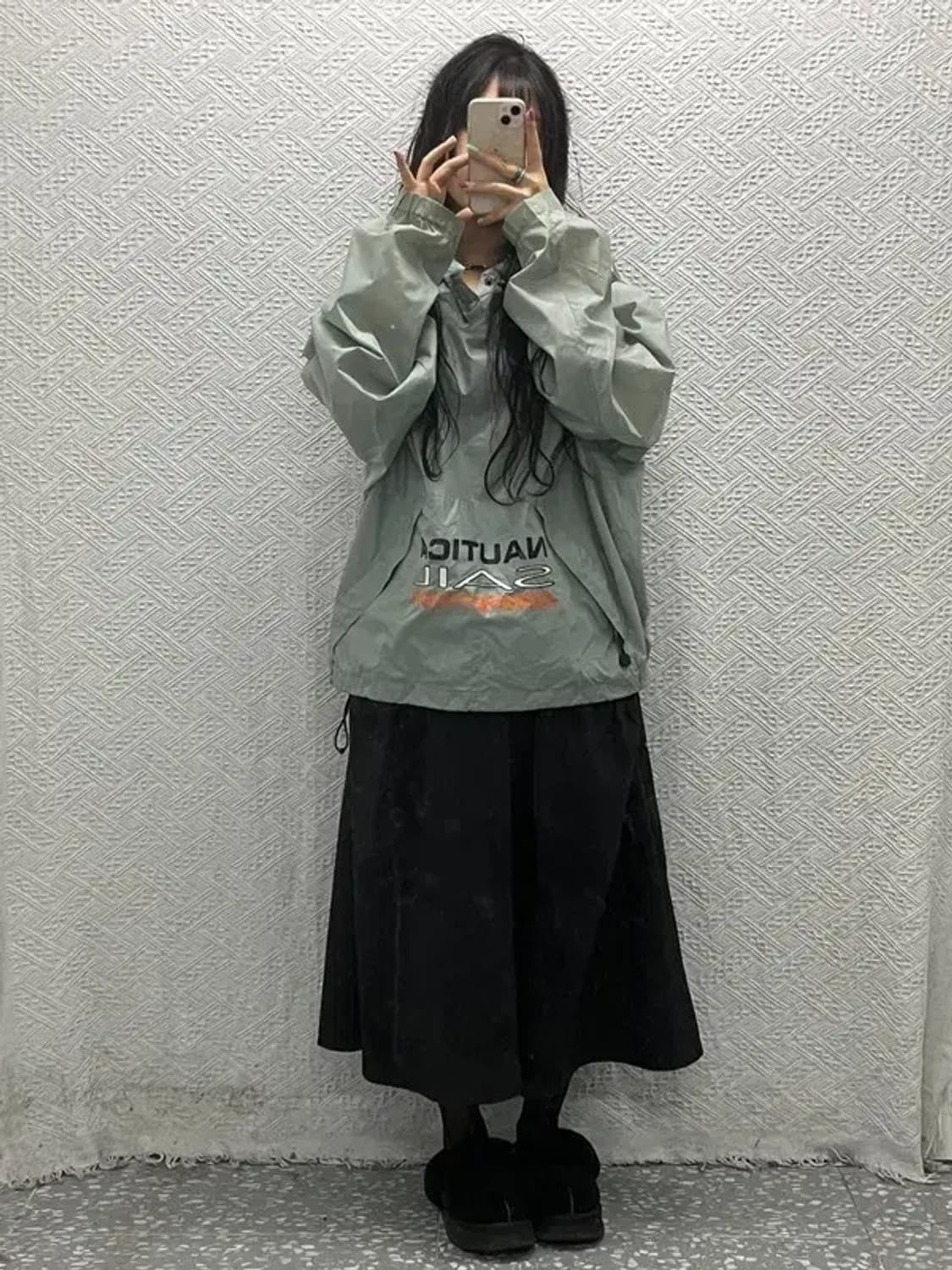 노티카 올드스쿨 빈티지 립스탑 바람막이 아노락 L C06560 상품이미지2