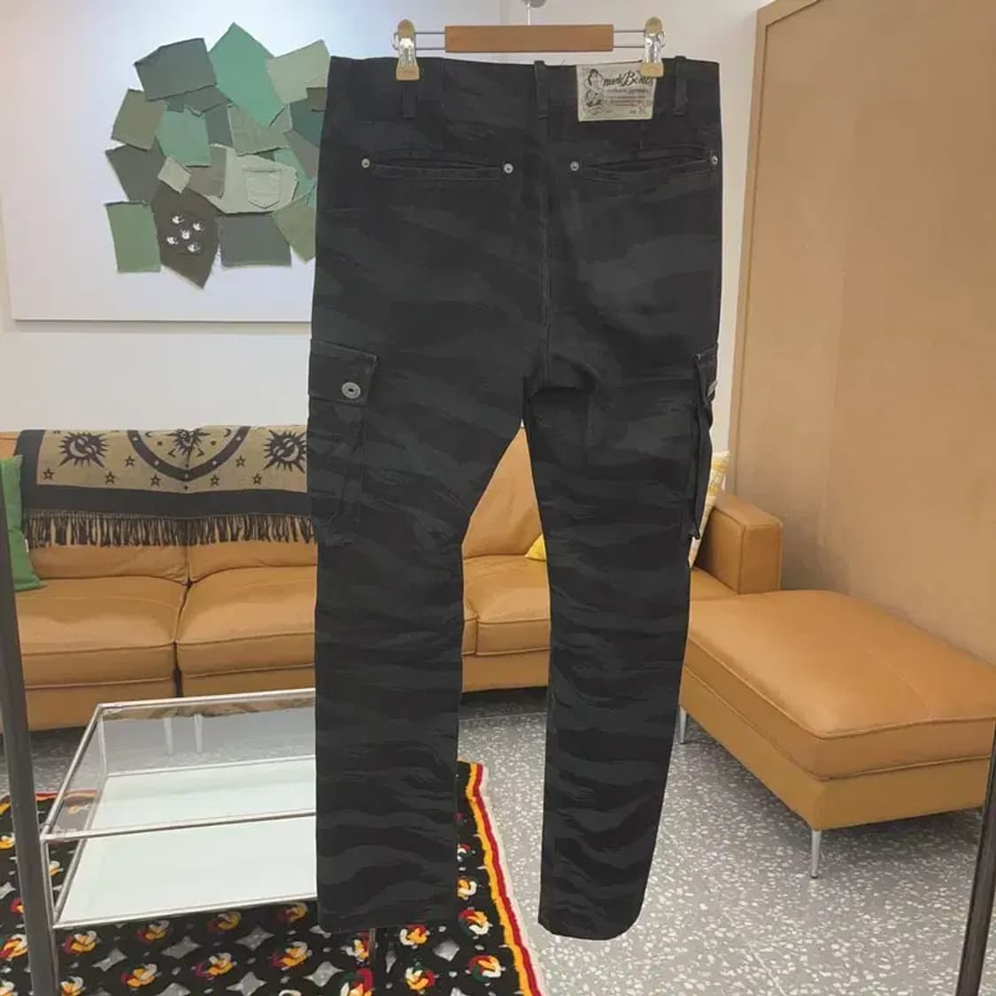 누드본즈 빈티지 카모플라주 밀리터리 카고팬츠 M C06586 상품이미지4