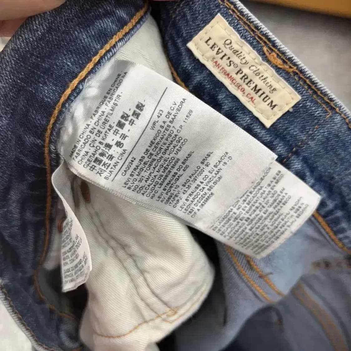 리바이스 505 빈티지 베이직 데님팬츠 34인치 C06591 상품이미지6