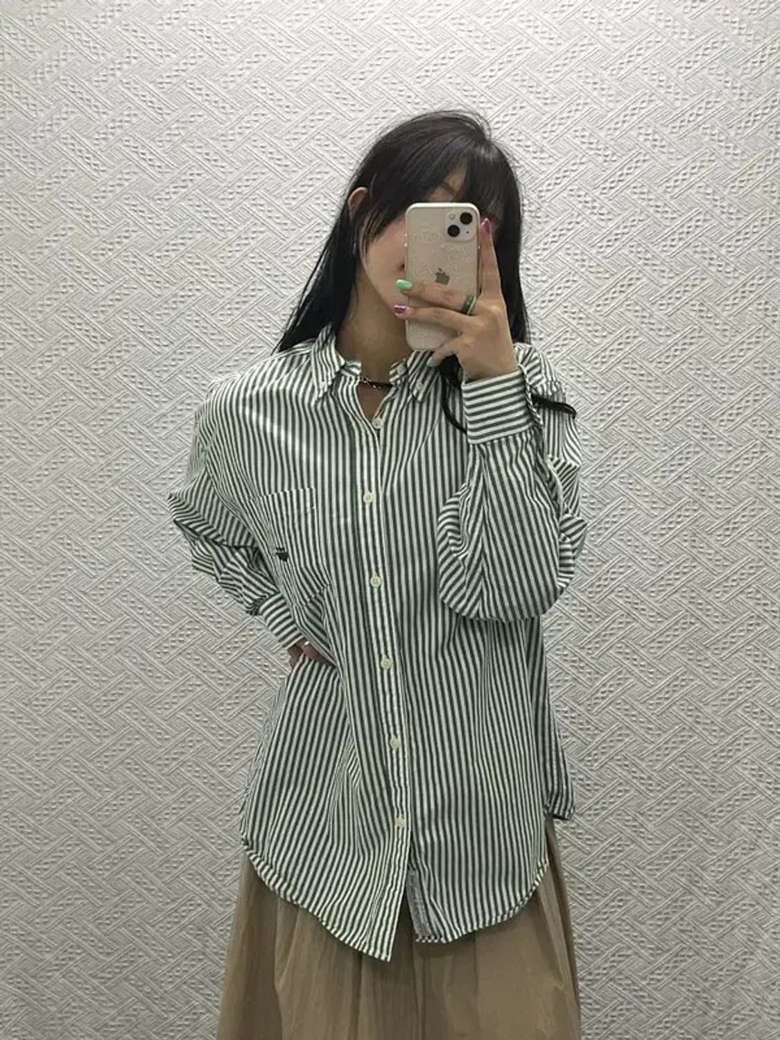 커버낫 빈티지 캐주얼 모던룩 포켓 셔츠 M C06596 상품이미지1