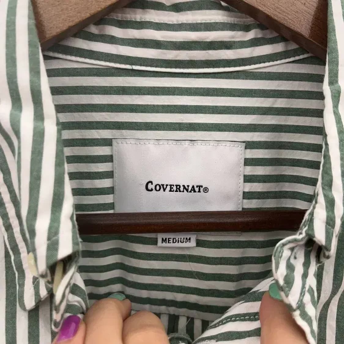 커버낫 빈티지 캐주얼 모던룩 포켓 셔츠 M C06596 상품이미지5