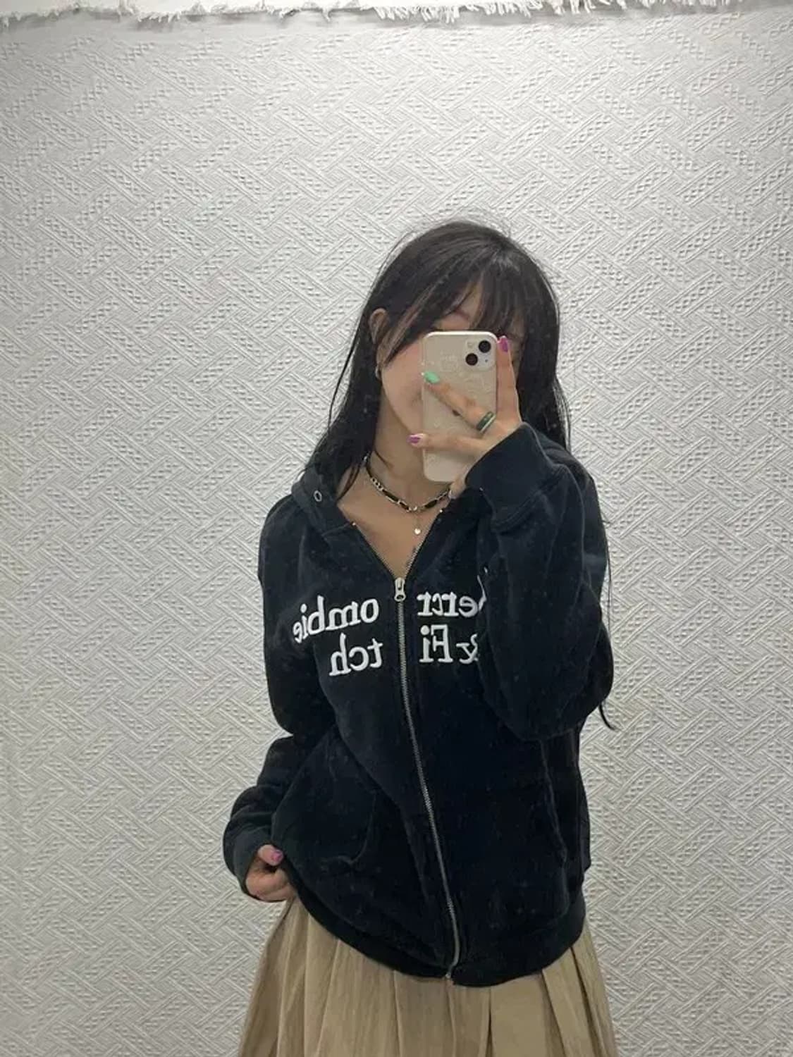 아베크롬비 올드스쿨 빈티지 Y2K 후드집업 XXL C06564 상품이미지1