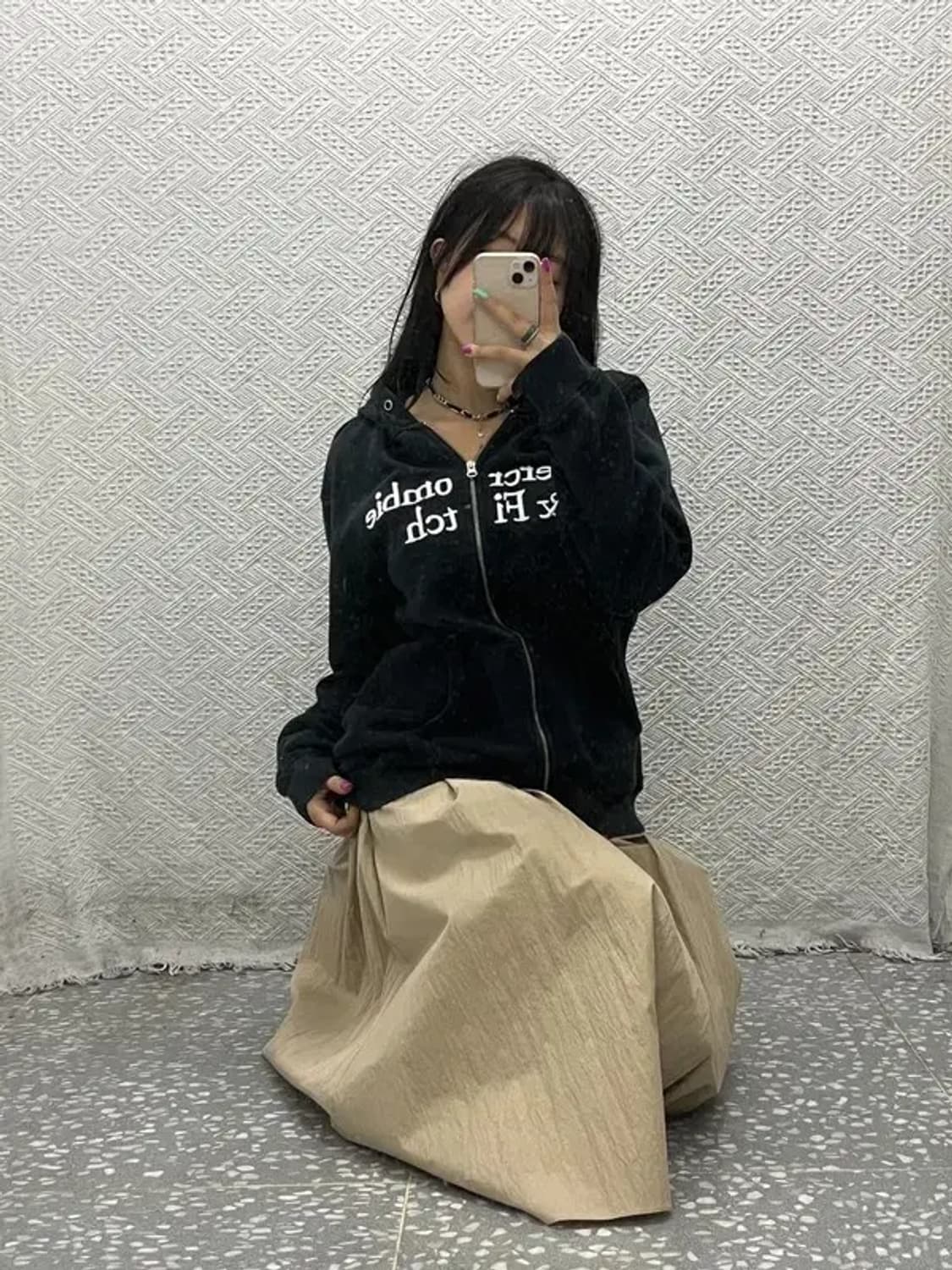 아베크롬비 올드스쿨 빈티지 Y2K 후드집업 XXL C06564 상품이미지2