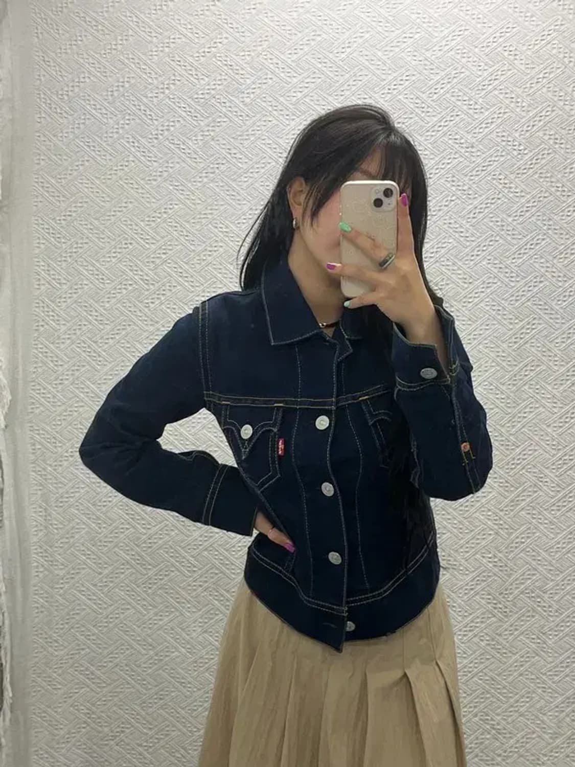 리바이스 올드스쿨 빈티지 트러커 데님 자켓 S C06566 상품이미지1