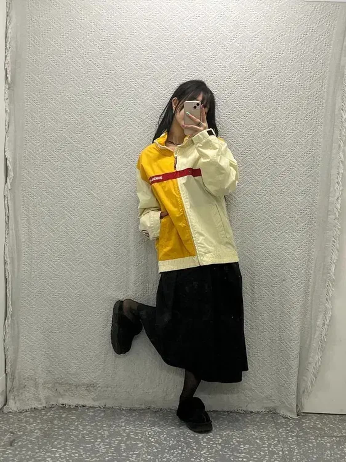 퀵실버 올드스쿨 빈티지 00's 배색 바람막이 집업 M C06561 상품이미지1