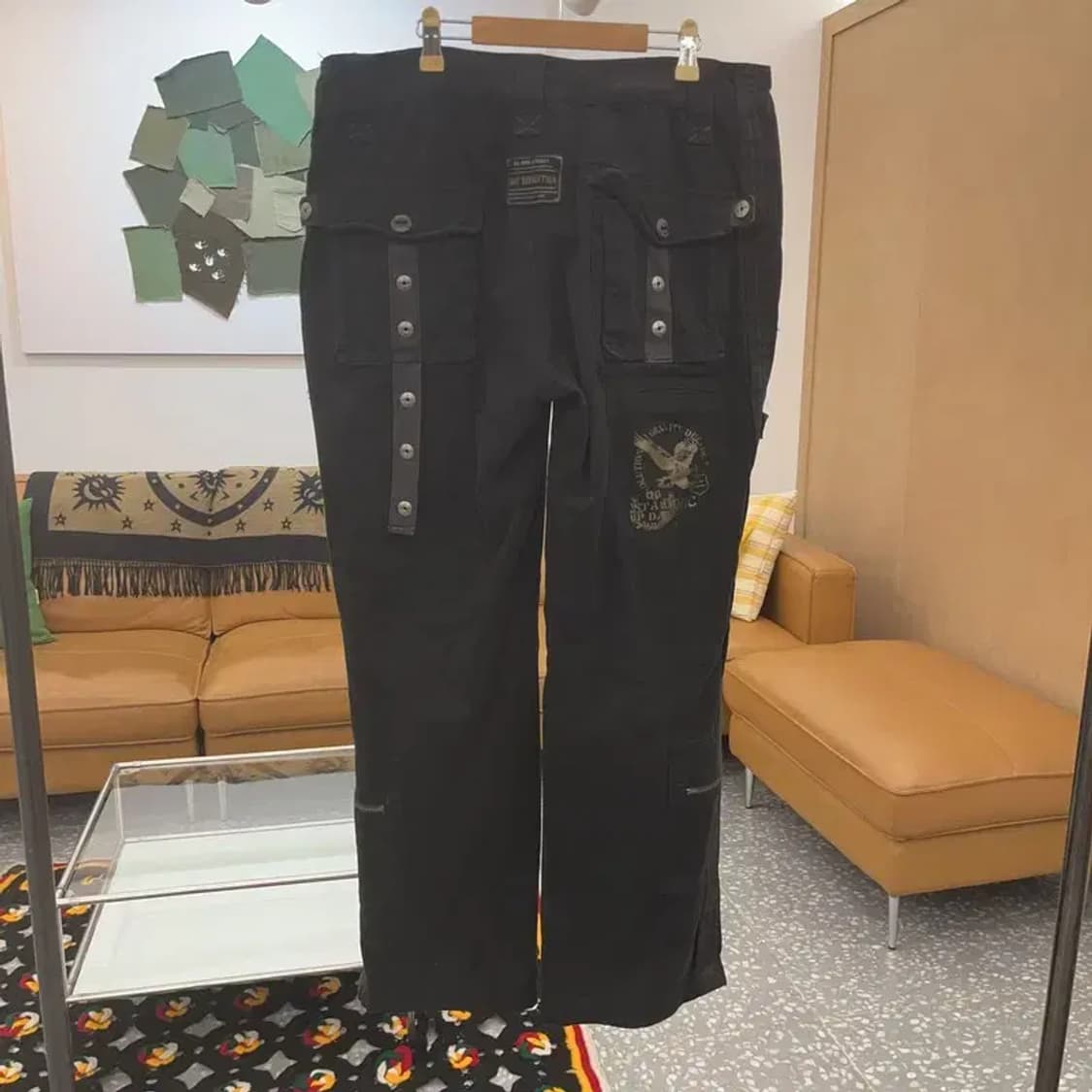 DOHC 스트릿 힙합 멀티포켓 카고팬츠 34인치 C06587 상품이미지4