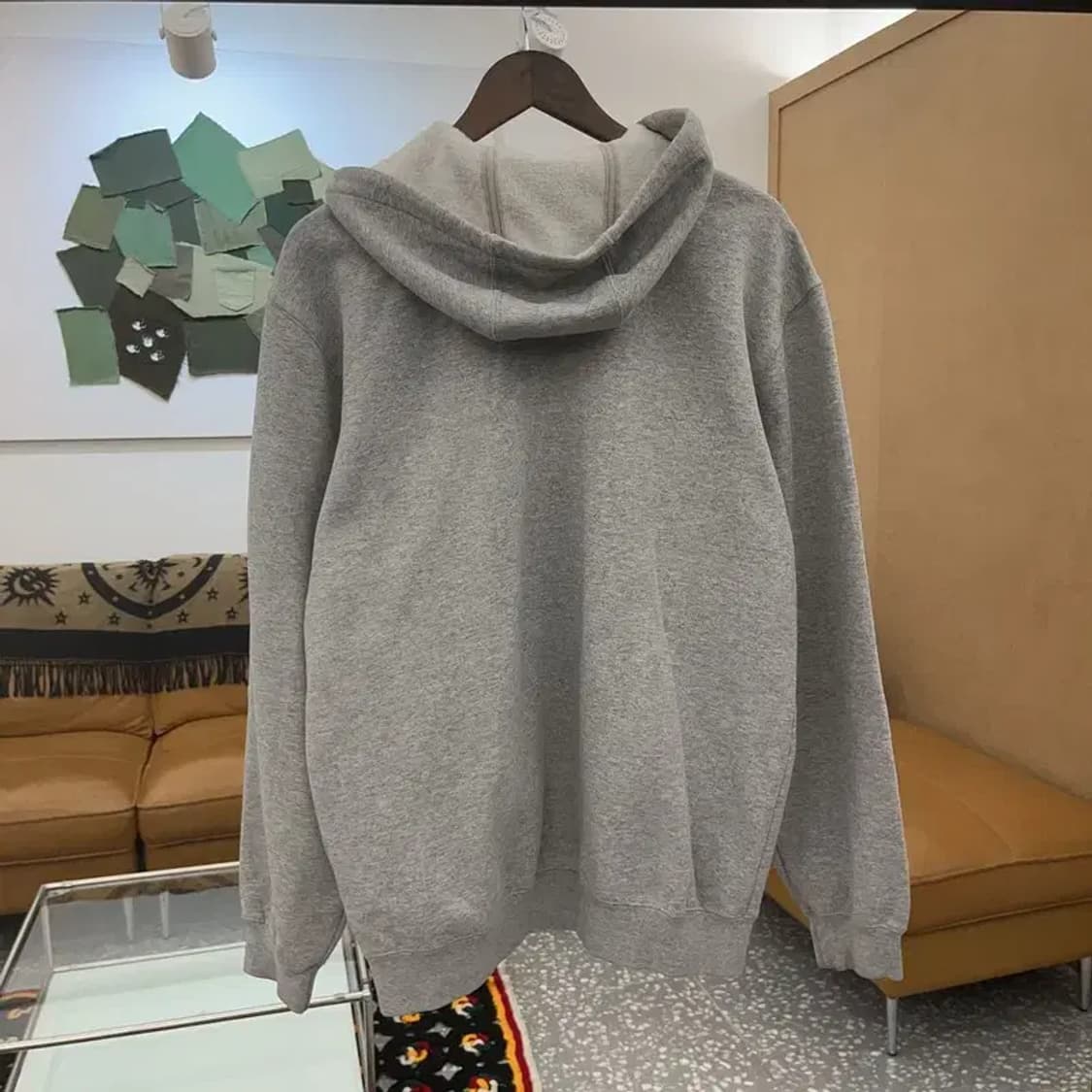 칼하트 베이직 빈티지 오버핏 기모 집업 M C06569 상품이미지4