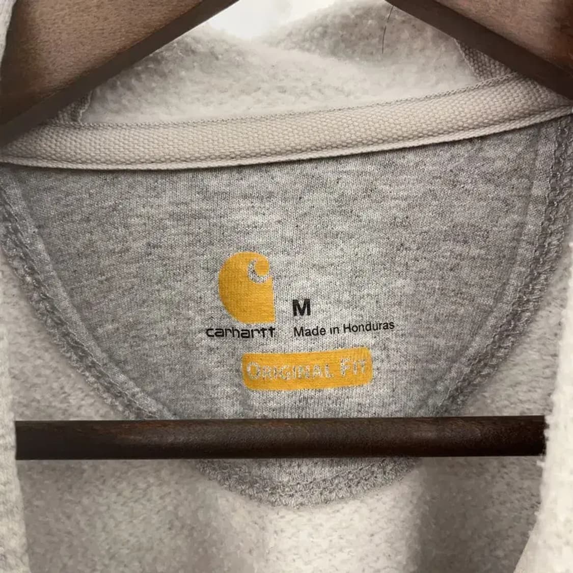 칼하트 베이직 빈티지 오버핏 기모 집업 M C06569 상품이미지5