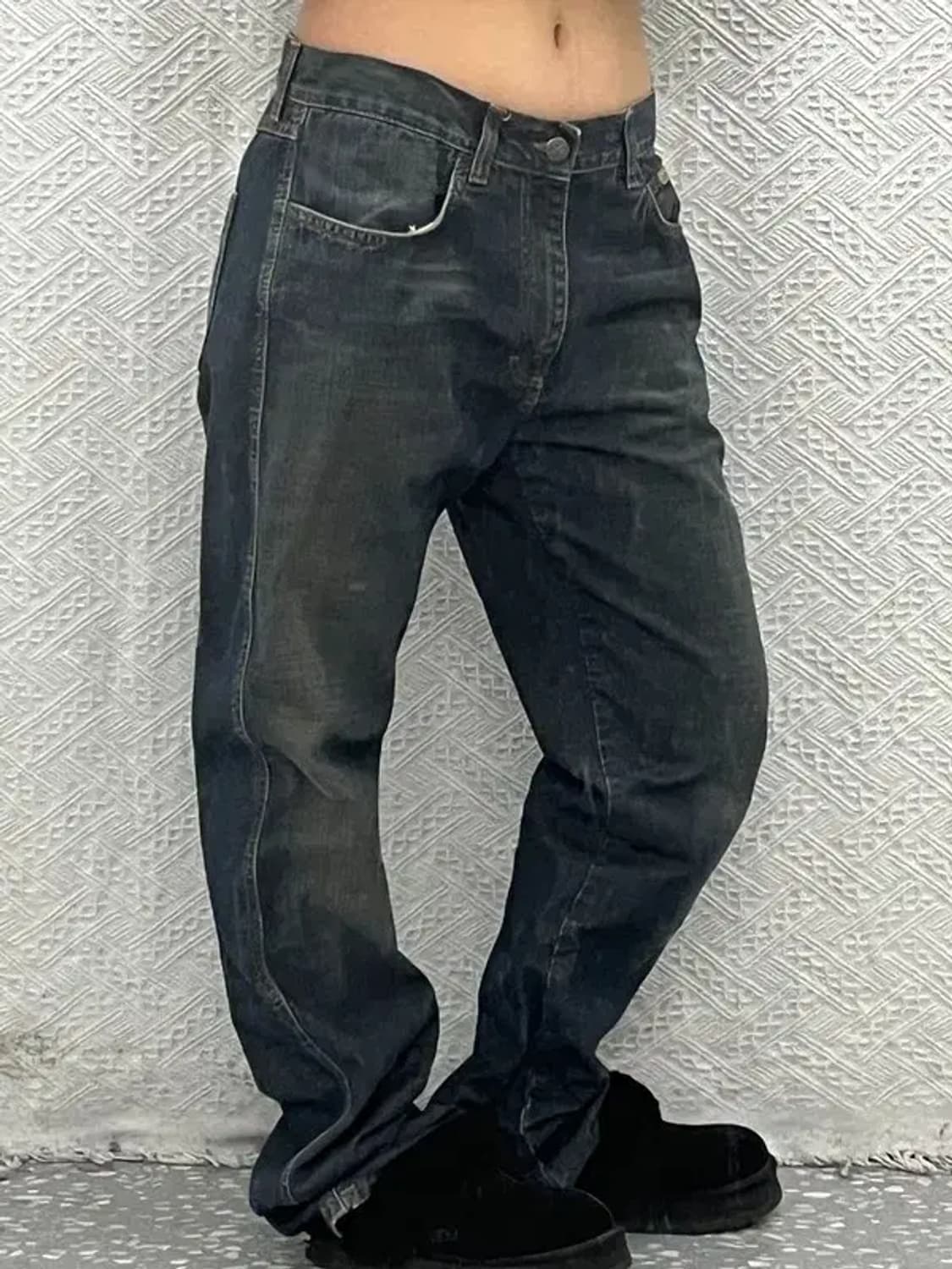 캘빈클라인 올드스쿨 빈티지 세미 와이드 데님 팬츠 31인치 C06592 상품이미지1