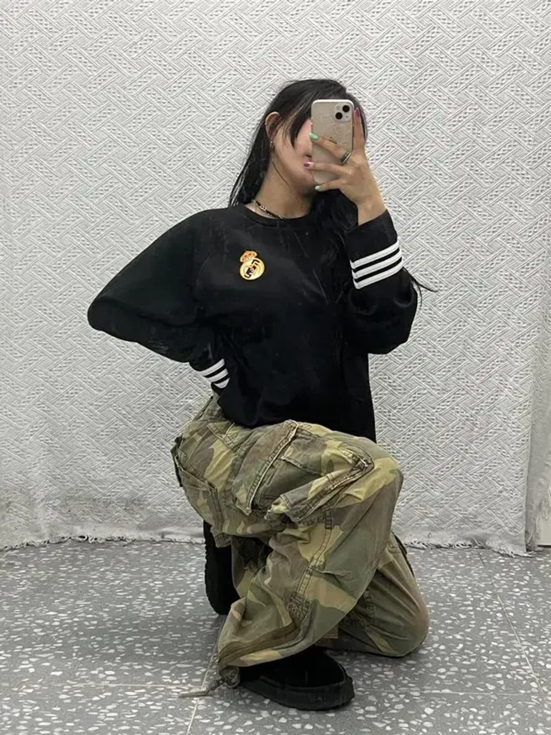 홀리스터 Y2K 카모플라주 와이드 카고팬츠 M C06594 상품이미지2