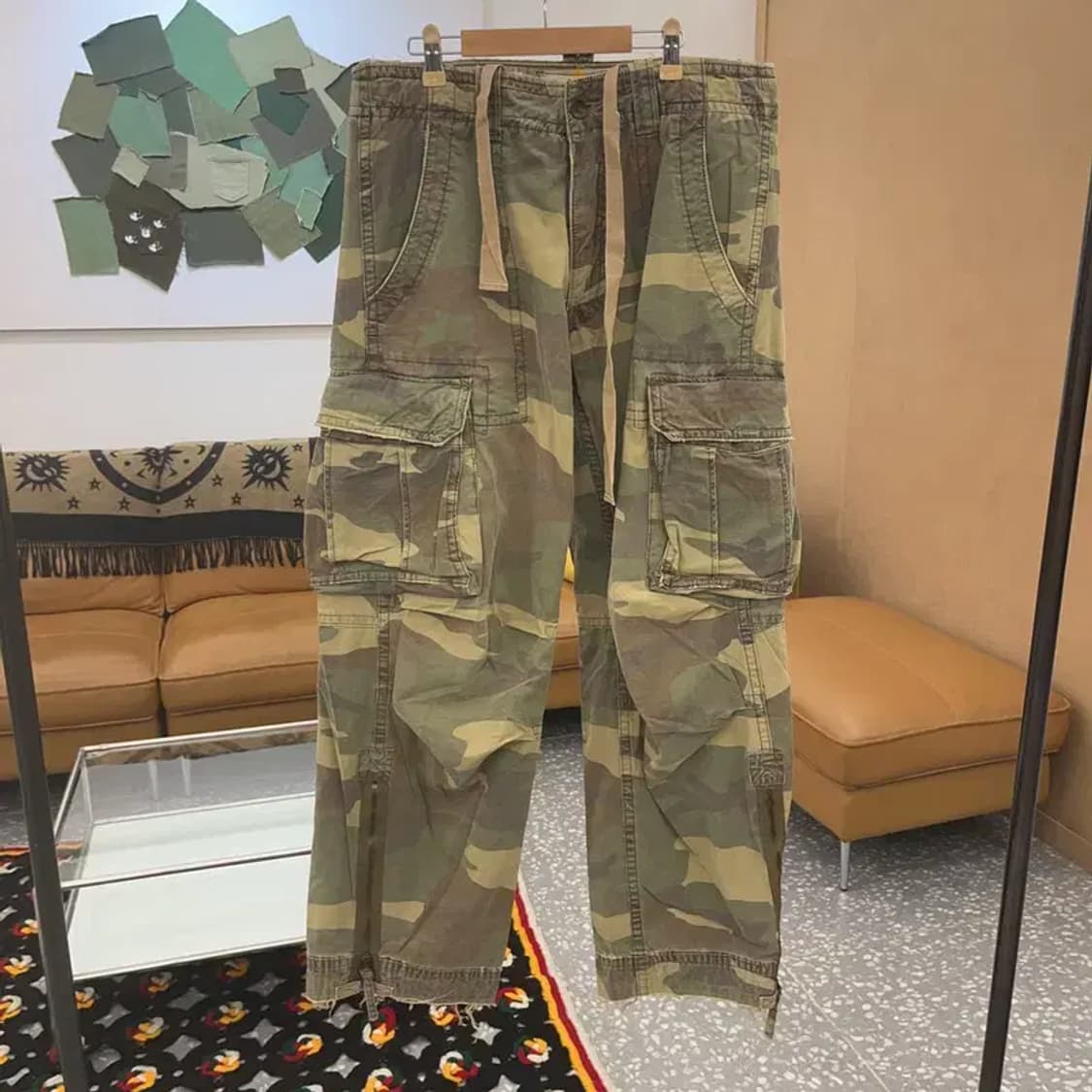 홀리스터 Y2K 카모플라주 와이드 카고팬츠 M C06594 상품이미지3