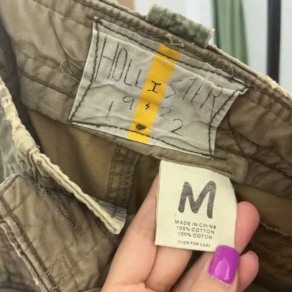 홀리스터 Y2K 카모플라주 와이드 카고팬츠 M C06594 상품이미지5