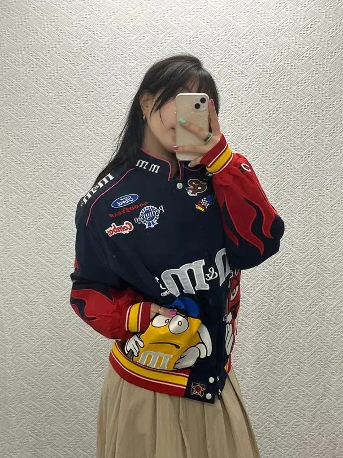 JH 디자인 m&m 모터사이클 레이싱 자켓 L C06582 상품이미지1