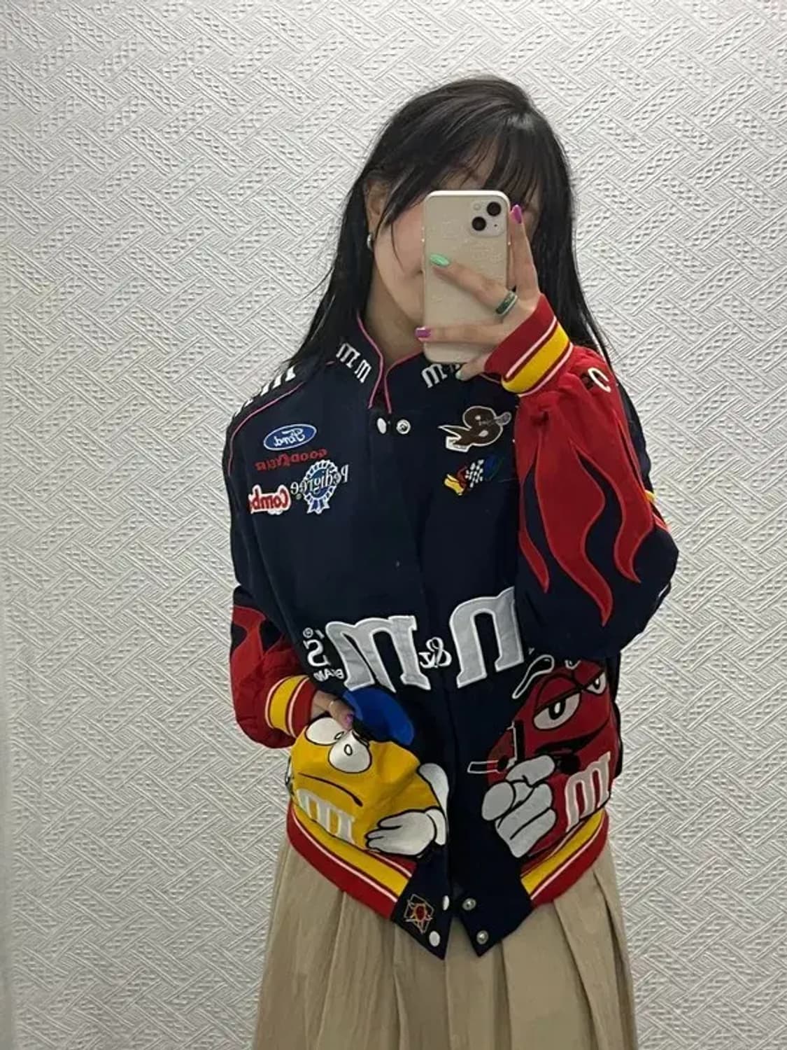 JH 디자인 m&m 모터사이클 레이싱 자켓 L C06582 상품이미지2